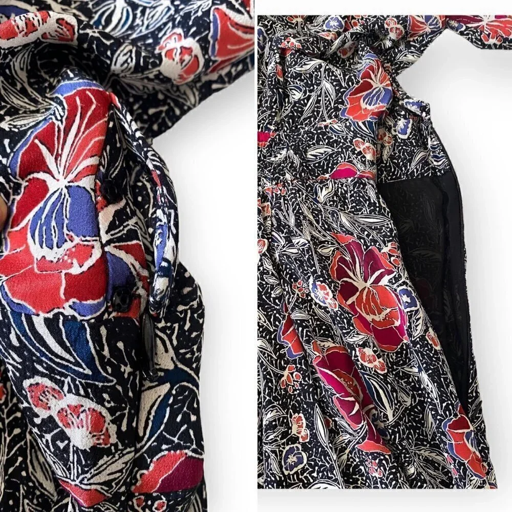 Isabel Marant Etolie Yoana Printed Silk Mini Dress, Size 34EU